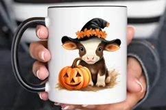 Cute Baby Cow For Halloween PNG Clipart Product Image 3