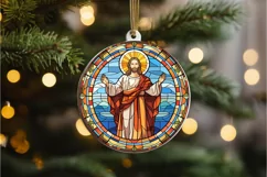 Stained Glass Christian Sublimation PNG Clipart Product Image 3