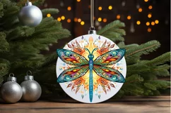 Dragonfly Floral Watercolor PNG Clipart Product Image 3