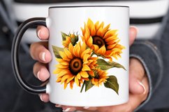 3D Sunflower Sublimation PNG Clipart Product Image 3
