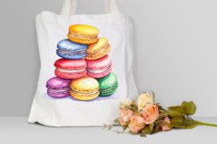 Colorful Macaroons Watercolor PNG Clipart Product Image 3