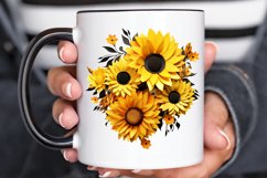 3D Sunflower Sublimation PNG Clipart Product Image 3