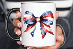Bow 4th Of July Sublimation PNG Clipart Product Image 3
