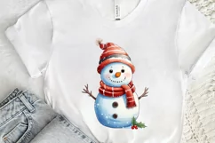 Winter Christmas Snowman PNG Clipart Product Image 3