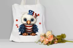Cute Baby Bald Eagle 4th of July PNG Clipart Product Image 3