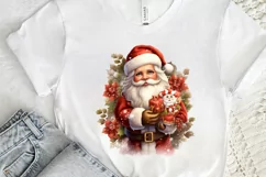 Watercolor Santa Claus PNG Clipart Product Image 3