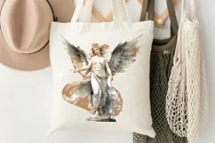 Angel Statue Watercolor Sublimation PNG Clipart Product Image 3