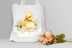 Cute Baby Duck Watercolor PNG Clipart Product Image 3