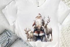 Watercolor Santa Claus PNG Clipart Product Image 3