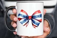 Bow 4th Of July Sublimation PNG Clipart Product Image 3