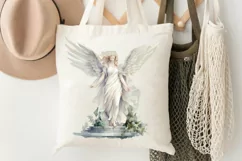 Angel Statue Watercolor Sublimation PNG Clipart Product Image 3
