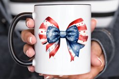 Bow 4th Of July Sublimation PNG Clipart Product Image 3