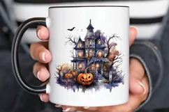 Big Watercolor Halloween PNG Clipart Product Image 3