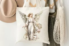 Angel Statue Watercolor Sublimation PNG Clipart Product Image 3