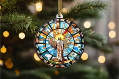 Stained Glass Christian Sublimation PNG Clipart Product Image 3