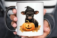 Cute Baby Cow For Halloween PNG Clipart Product Image 3