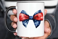 Bow 4th Of July Sublimation PNG Clipart Product Image 3