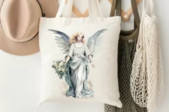 Angel Statue Watercolor Sublimation PNG Clipart Product Image 3