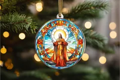 Stained Glass Christian Sublimation PNG Clipart Product Image 3