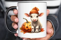Cute Baby Cow For Halloween PNG Clipart Product Image 3