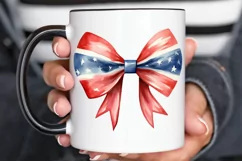 Bow 4th Of July Sublimation PNG Clipart Product Image 3