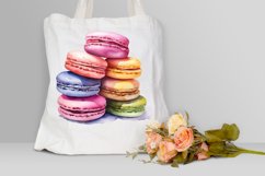 Colorful Macaroons Watercolor PNG Clipart Product Image 3