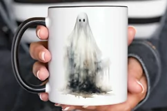 Big Watercolor Halloween PNG Clipart Product Image 3