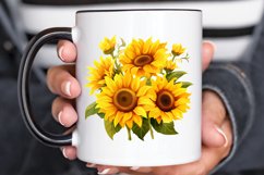 3D Sunflower Sublimation PNG Clipart Product Image 3