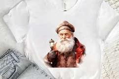 Watercolor Santa Claus PNG Clipart Product Image 3