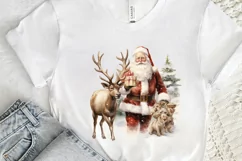 Watercolor Santa Claus PNG Clipart Product Image 3