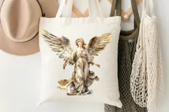 Angel Statue Watercolor Sublimation PNG Clipart Product Image 3
