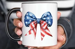 Bow 4th Of July Sublimation PNG Clipart Product Image 3