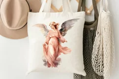 Angel Statue Watercolor Sublimation PNG Clipart Product Image 3