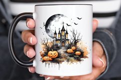 Big Watercolor Halloween PNG Clipart Product Image 3