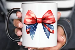 Bow 4th Of July Sublimation PNG Clipart Product Image 3