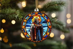 Stained Glass Christian Sublimation PNG Clipart Product Image 3