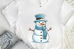 Winter Christmas Snowman PNG Clipart Product Image 3