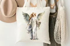 Angel Statue Watercolor Sublimation PNG Clipart Product Image 3