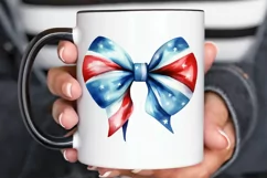 Bow 4th Of July Sublimation PNG Clipart Product Image 3