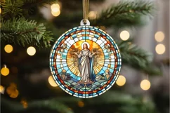 Stained Glass Christian Sublimation PNG Clipart Product Image 3