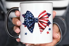 Bow 4th Of July Sublimation PNG Clipart Product Image 3