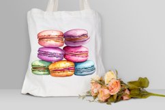 Colorful Macaroons Watercolor PNG Clipart Product Image 3