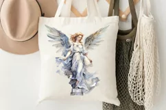 Angel Statue Watercolor Sublimation PNG Clipart Product Image 3