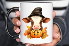 Cute Baby Cow For Halloween PNG Clipart Product Image 3
