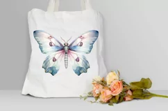Watercolor Mystical Moth PNG Clipart Product Image 3