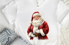 Watercolor Santa Claus PNG Clipart Product Image 3