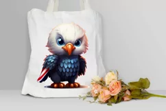 Cute Baby Bald Eagle 4th of July PNG Clipart Product Image 3