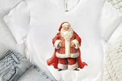 Watercolor Santa Claus PNG Clipart Product Image 3