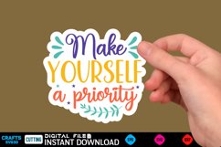 Inspirational Sticker Sticker Design, motivational quotes Product Image 1