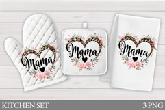 Mother's Day Kitchen Set Design. Mother's Day Sublimation Product Image 1
